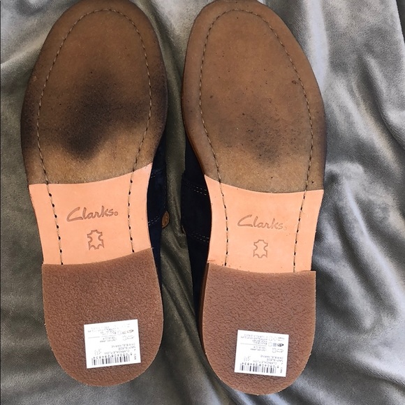 Clark blue suede loafers - Picture 5 of 7